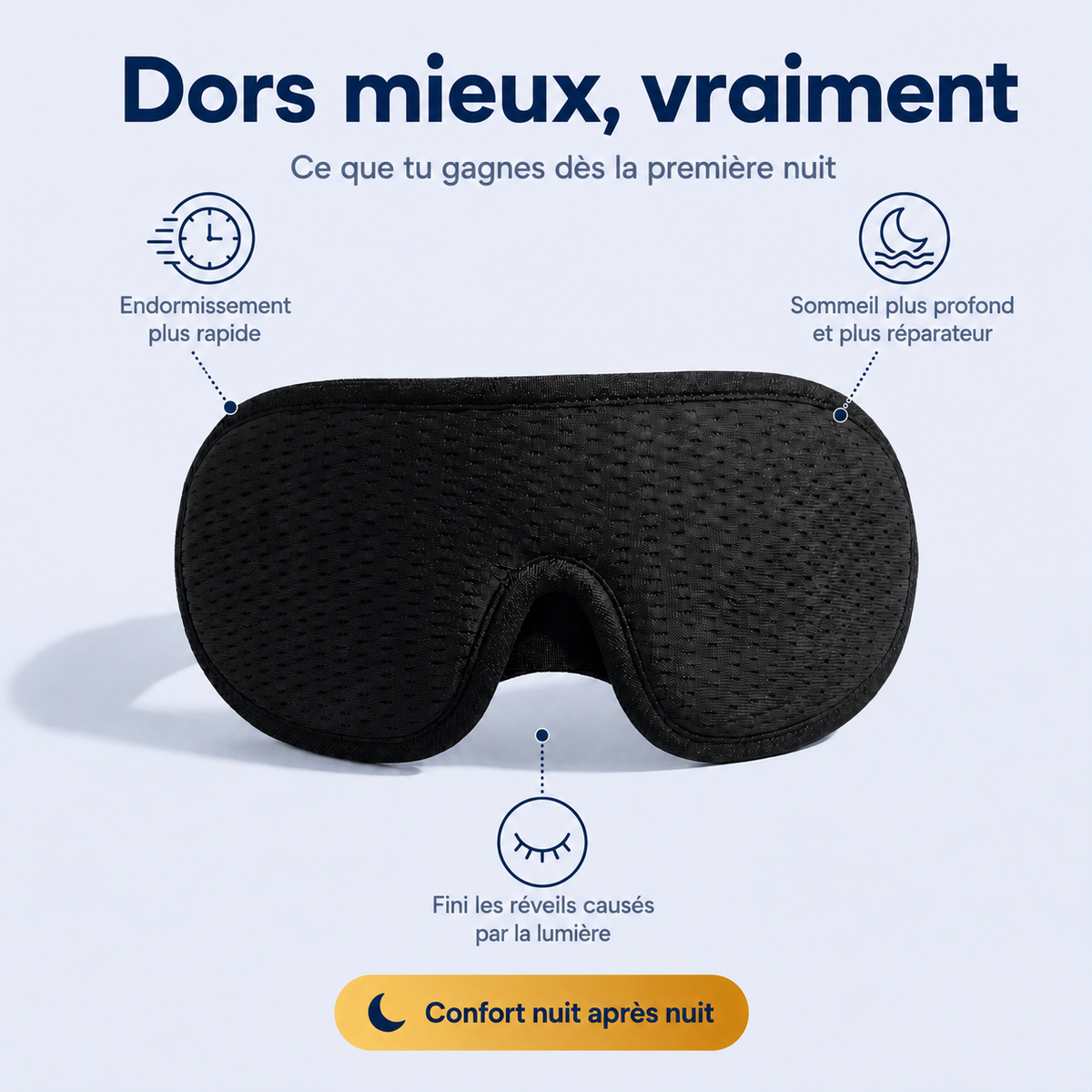Masque de sommeil 3D - Biendormir