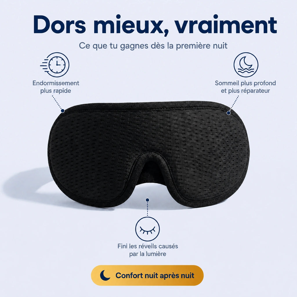 Masque de sommeil 3D - Biendormir