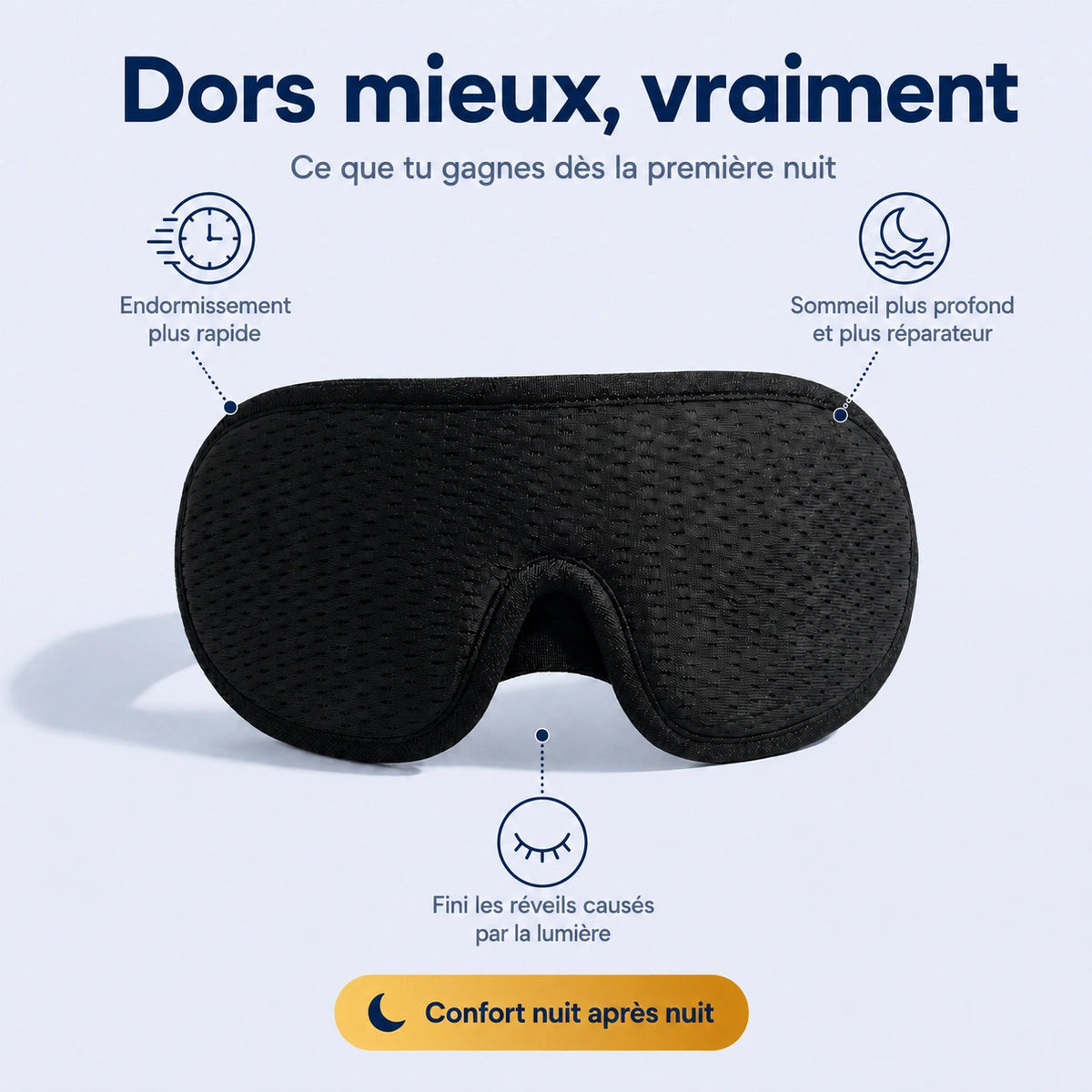 Masque de sommeil 3D - Biendormir