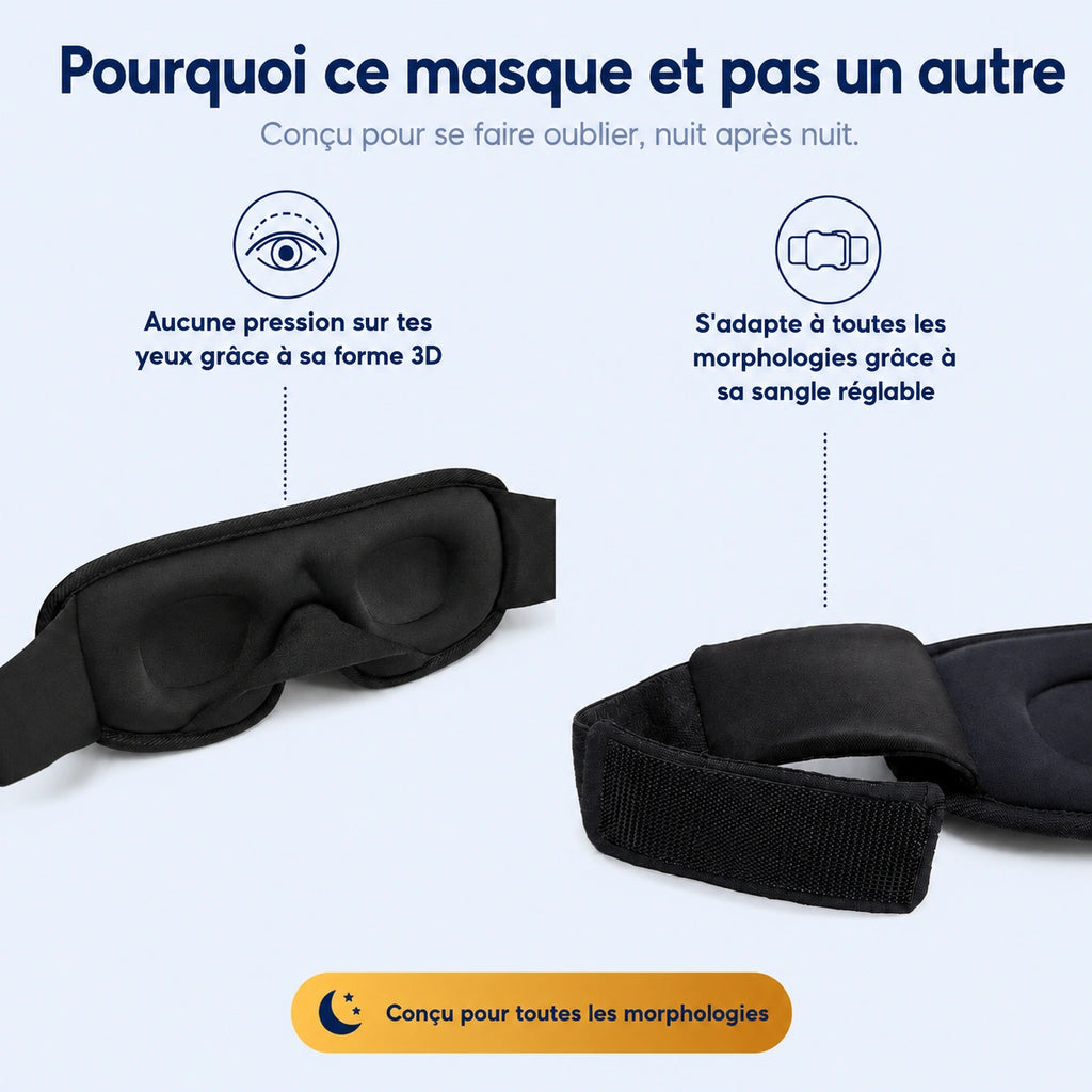 Masque de sommeil 3D - Biendormir