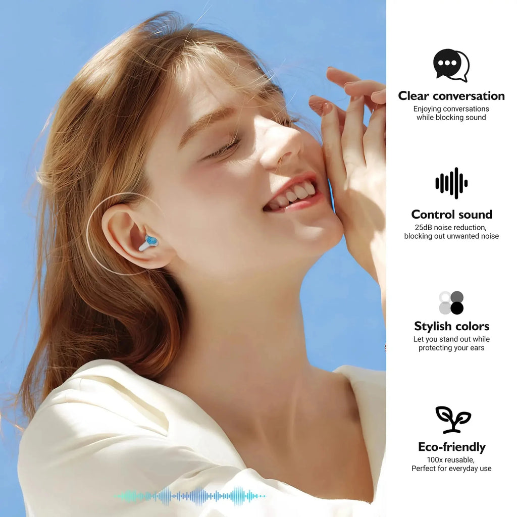 Bouchons d'oreille réutilisables - Biendormir
