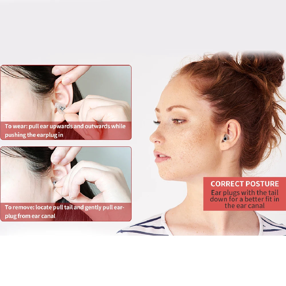Bouchons d'oreille réutilisables - Biendormir