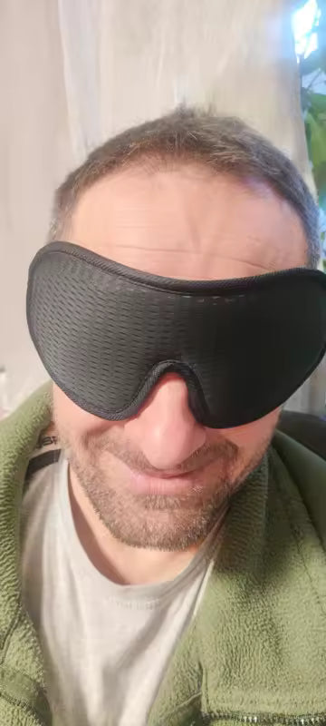 Avis client vérifié - Masque de sommeil 3D Biendormir
