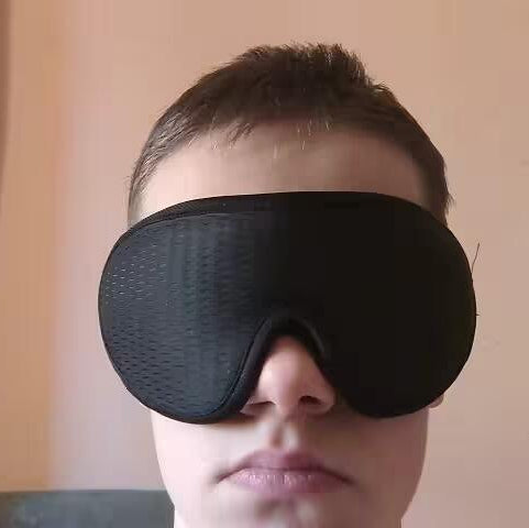 Photo client - Masque de sommeil 3D Biendormir porté